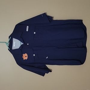 Columbia mens Auburn short sleeve button down shirt, size M